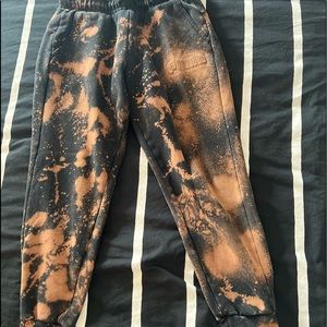 Custom Bleached Puma Sweats